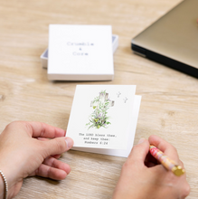 Load image into Gallery viewer, Numbers 6:24 Sterling Silver 7mm Cross Earrings