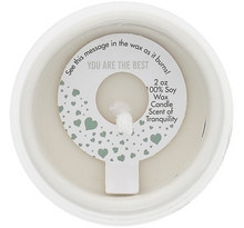 Load image into Gallery viewer, Love You Friend Soy Wax 2oz Candle Reveal