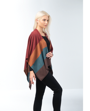 Load image into Gallery viewer, Color Block Bordeaux Wraps - a bestseller!