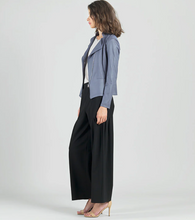 Load image into Gallery viewer, Charcoal Liquid Leather Jacket by Clara Sunwoo
