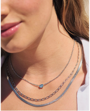 Load image into Gallery viewer, Kendra Scott Cailin Necklace In Aqua Crystal in Gold or Silver