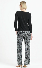 Load image into Gallery viewer, Pearl Cuff Side Waist Tie Top Black