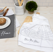 Load image into Gallery viewer, Bless this Home Cotton Tea Towel