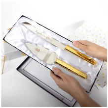 Load image into Gallery viewer, Happily Ever After Cake Knife and Server Set