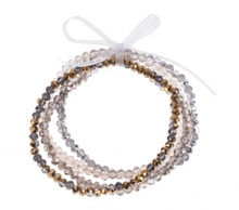 Load image into Gallery viewer, Faceted Beaded Stretch Bracelet Set