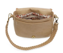 Load image into Gallery viewer, Annie Whipstitch Saddle Convertible Crossbody Buff
