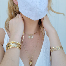 Load image into Gallery viewer, Gold Cubic Zirconia Bangle - Water resistant