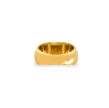 Load image into Gallery viewer, Gold Dome Water Resistant Ring Size 7
