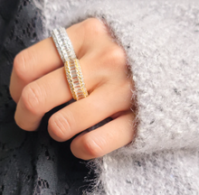 Load image into Gallery viewer, Silver CZ Ring - Waterproof