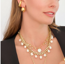 Load image into Gallery viewer, Polished Water Resistant Earrings in Gold or Silver