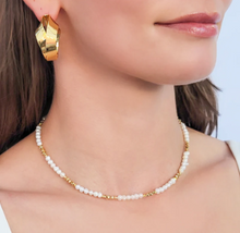 Load image into Gallery viewer, Looped Hoop Earrings in Gold or Silver