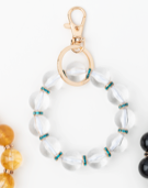 Load image into Gallery viewer, Beaded Bracelet Key Ring
