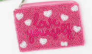 Load image into Gallery viewer, Beaded Coin Purse with Positive Sentiment