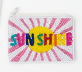 Load image into Gallery viewer, Beaded Coin Purse with Positive Sentiment