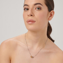 Load image into Gallery viewer, Amy Two Tone Linked Rings Necklace by Brosway
