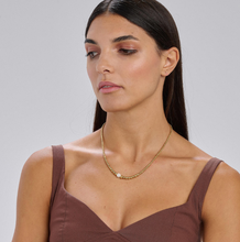 Load image into Gallery viewer, Perfect Stainless Steel Pearl Gold Beaded Necklace by Brosway