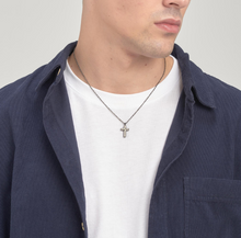 Load image into Gallery viewer, Backliner Men's Cross Necklace Stainless Steel