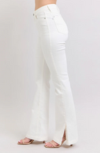 Load image into Gallery viewer, Judy Blue Jeans High Waist Side Slit Bootcut - White 50% off!