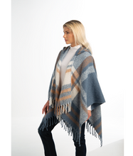 Load image into Gallery viewer, Bonfire Hooded Wrap / Shawl