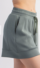 Load image into Gallery viewer, Modal Scuba Pocket Shorts - Sage Leaf