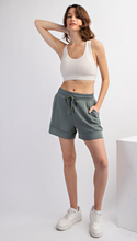 Load image into Gallery viewer, Modal Scuba Pocket Shorts - Sage Leaf