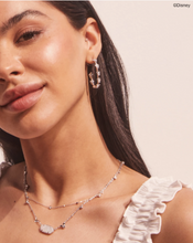 Load image into Gallery viewer, Kendra Scott Mickey Mouse Hoop Earrings White Crystal