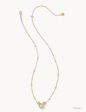 Load image into Gallery viewer, Kendra Scott Mickey Mouse Pendant Necklace in White Pearl
