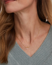 Load image into Gallery viewer, Kendra Scott Mom Crystal Pendant Necklace in gold or silver