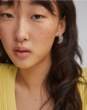 Load image into Gallery viewer, Kendra Scott Krista Lace Huggie Earrings Gold or Silver