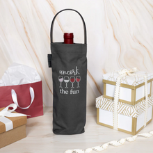 Load image into Gallery viewer, Uncork Wine Bottle Gift Bag