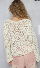 Load image into Gallery viewer, Delicate Knit Sweater in Cream