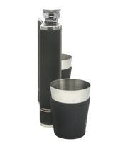 Load image into Gallery viewer, Groomsman One 8 oz Flask and 1.5 oz Shot Glasses