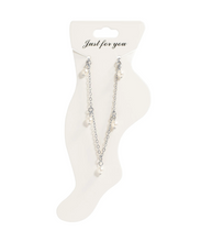 Load image into Gallery viewer, Stainless Steel Pearl Anklet