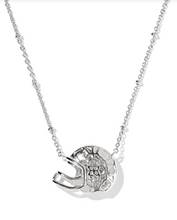 Load image into Gallery viewer, Kendra Scott Football Helmet Mother of Pearl Necklace