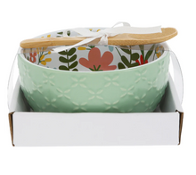 Load image into Gallery viewer, Friends 4.5" Ceramic Bowl with Bamboo Spoon