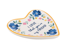 Load image into Gallery viewer, Friend Heart Trinket Dish