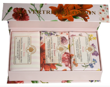 Load image into Gallery viewer, Flower Dance Trio Natural Shea Butter Soap Bars