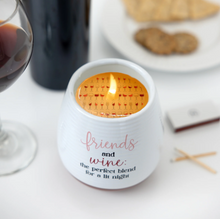 Load image into Gallery viewer, Friends and Wine Soy Wax Candle Reveal Tranquility