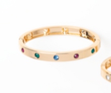 Load image into Gallery viewer, Gem Bangle Bracelet
