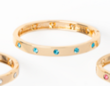 Load image into Gallery viewer, Gem Bangle Bracelet