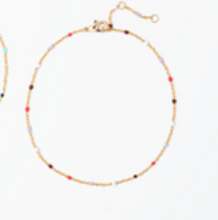 Load image into Gallery viewer, Enamel Beaded Anklet