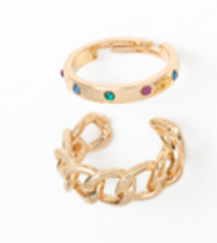 Load image into Gallery viewer, Gold Stack Rings