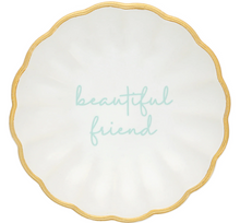 Load image into Gallery viewer, Beautiful Friend Trinket Dish and Earrings Set