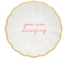 Load image into Gallery viewer, You are Amazing Trinket Dish and Earrings Set