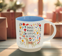 Load image into Gallery viewer, Dogs Make Life Better Mug