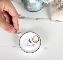 Load image into Gallery viewer, I Love Cats Trinket Dish