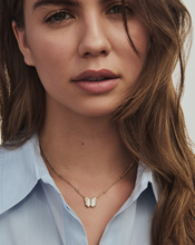Load image into Gallery viewer, Kendra Scott Cailey Butterfly Pendant Necklace Mother of Pearl