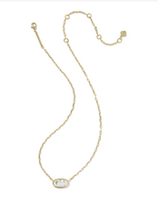 Load image into Gallery viewer, Kendra Scott Elisa Luxe Pendant Necklace White CZ