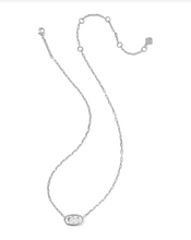 Load image into Gallery viewer, Kendra Scott Elisa Luxe Pendant Necklace White CZ