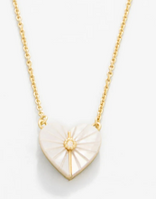 Load image into Gallery viewer, Spartina Sea La Vie Necklace Radiant/Mother-of-Pearl Heart Gold